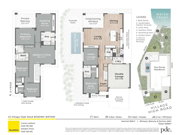 Floorplan of Homely house listing, 42 Village High Road, Benowa Waters QLD 4217