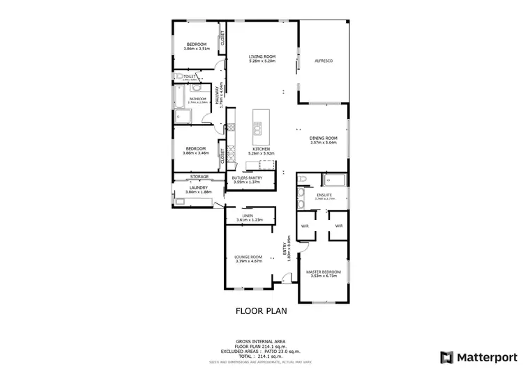 Floorplan of Homely other listing, 11 Bramble Drive, Swan Hill VIC 3585
