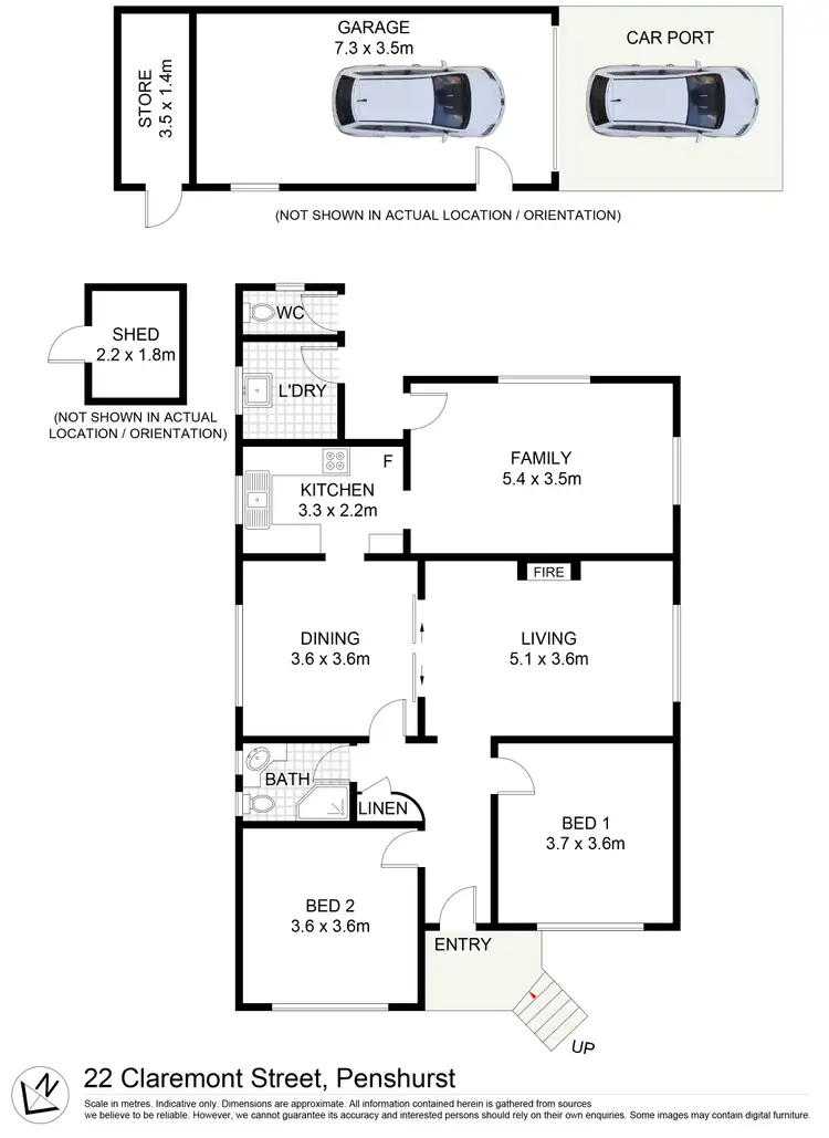 Floorplan of Homely house listing, 22 Claremont Street, Penshurst NSW 2222