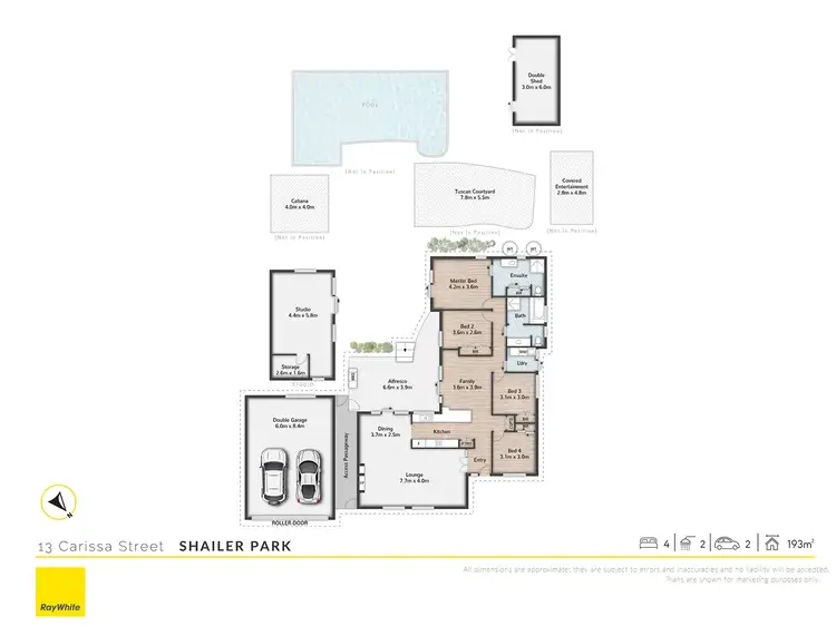 Floorplan of Homely house listing, 13 Carissa Street, Shailer Park QLD 4128