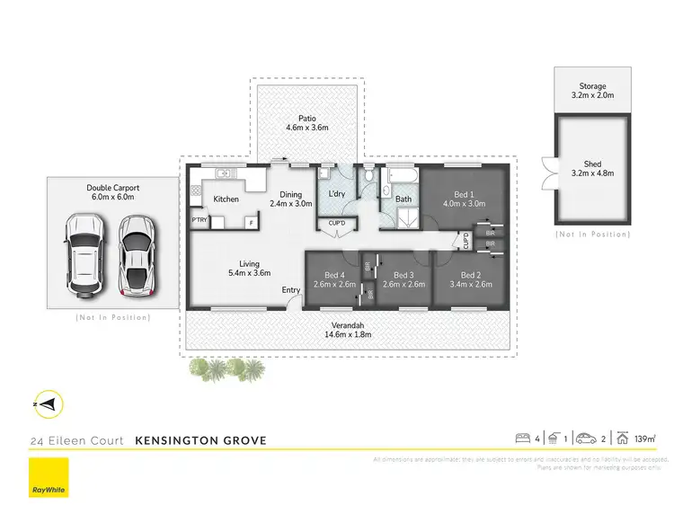 Floorplan of Homely house listing, 24 Eileen Court, Kensington Grove QLD 4341