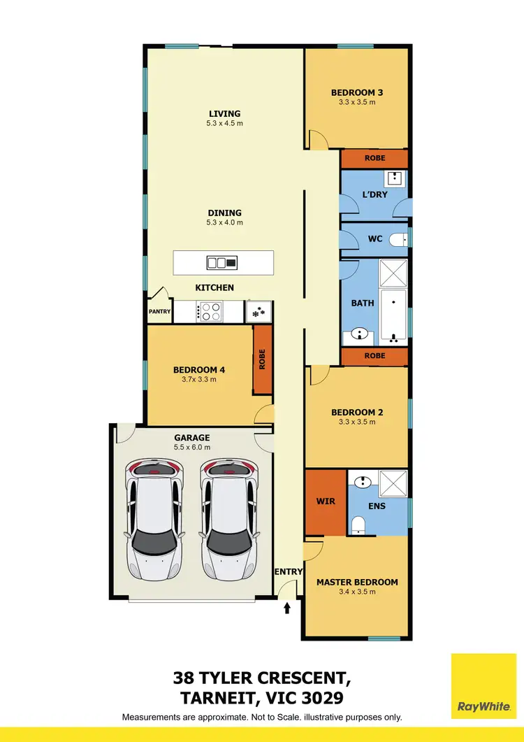 Floorplan of Homely house listing, 38 Tyler Crescent, Tarneit VIC 3029