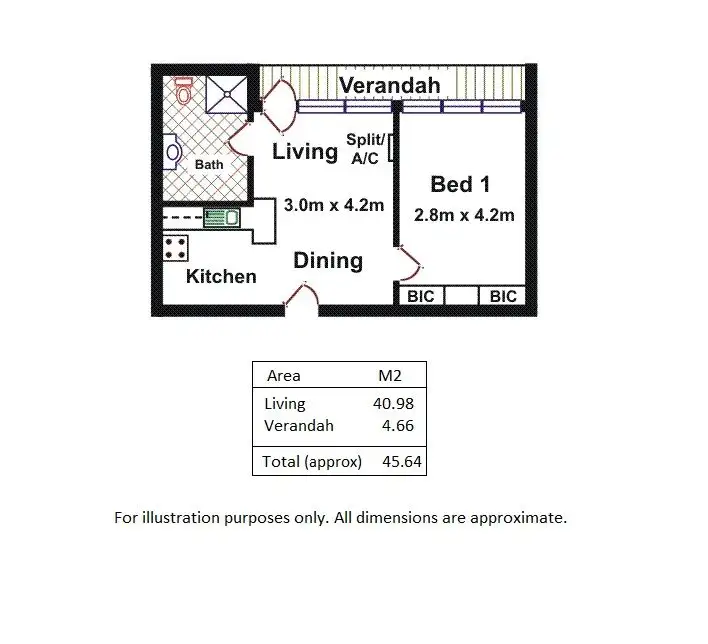 Floorplan of Homely apartment listing, 62/19 South Terrace, Adelaide SA 5000