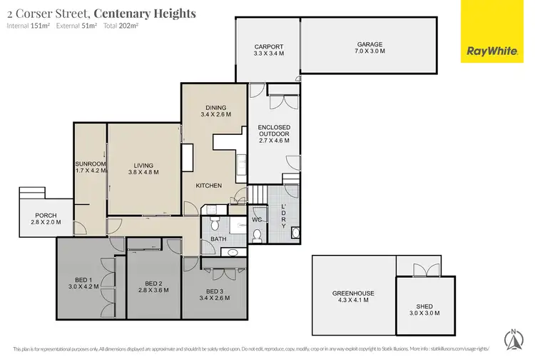 Floorplan of Homely house listing, 2 Corser Street, Centenary Heights QLD 4350