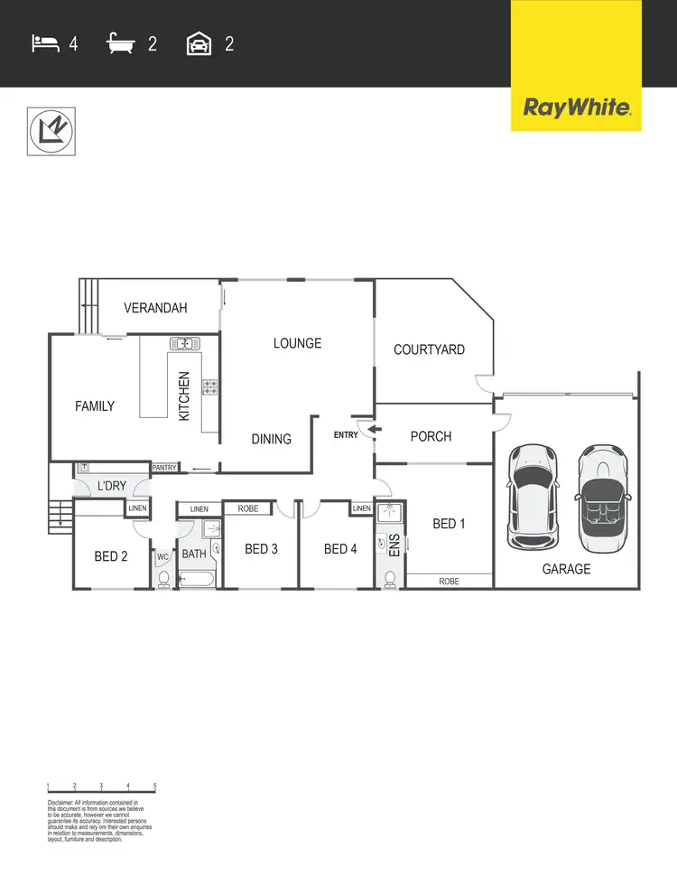 Floorplan of Homely house listing, 5 Lochee Place, Stirling ACT 2611