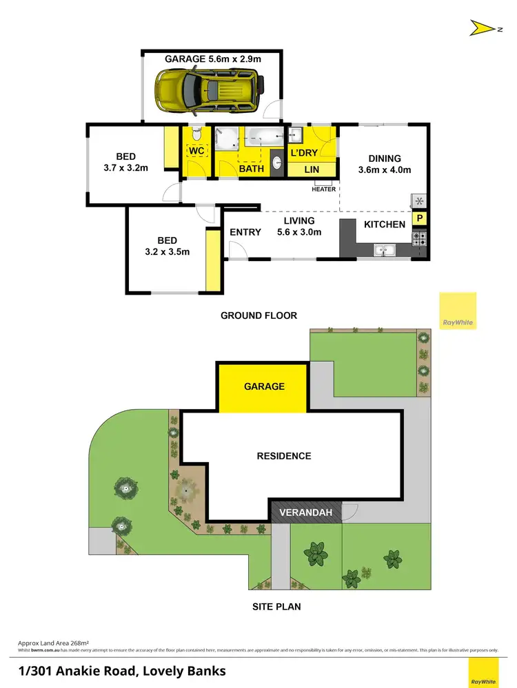 Floorplan of Homely house listing, 1/301-303 Anakie Road, Lovely Banks VIC 3213