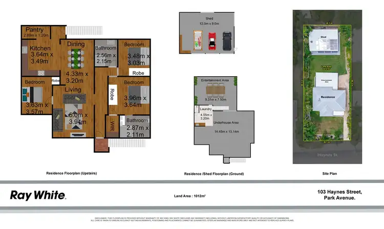 Floorplan of Homely house listing, 103 Haynes Street, Park Avenue QLD 4701