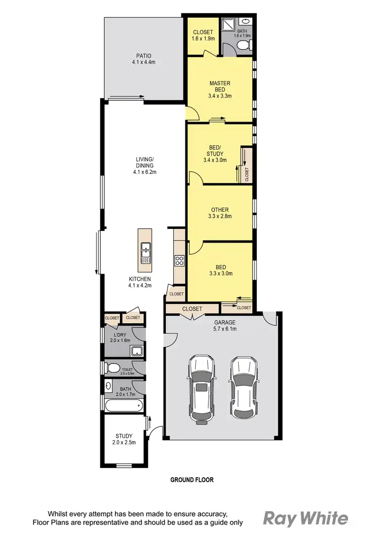 Floorplan of Homely house listing, 6 Ascot Crescent, Kallangur QLD 4503