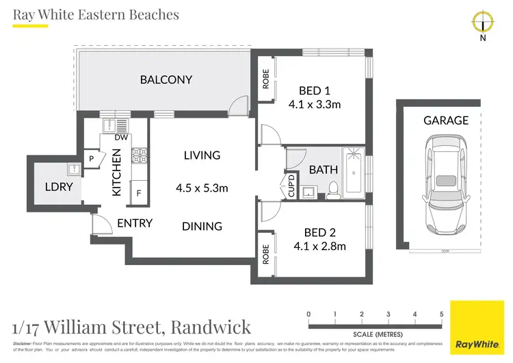 Floorplan of Homely apartment listing, 1/17 William Street, Randwick NSW 2031