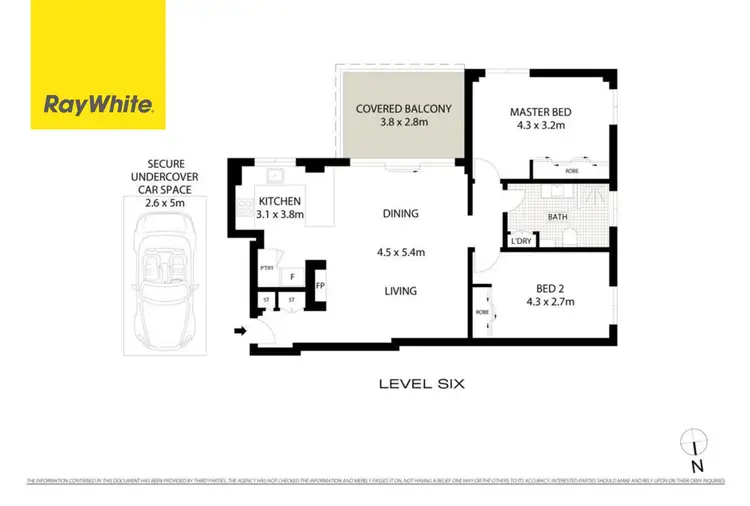 Floorplan of Homely apartment listing, 23/58 Kurraba Road, Neutral Bay NSW 2089