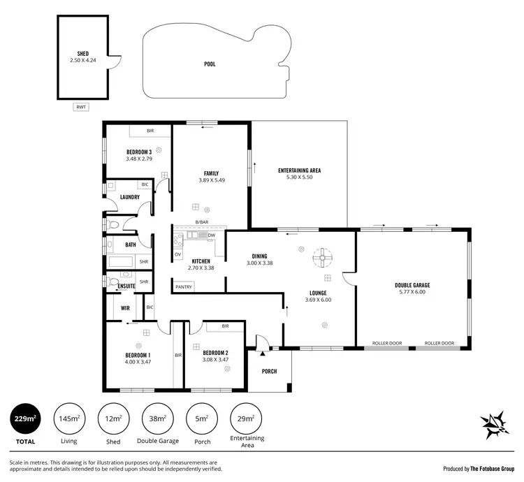 Floorplan of Homely house listing, 4 Hub Drive, Aberfoyle Park SA 5159