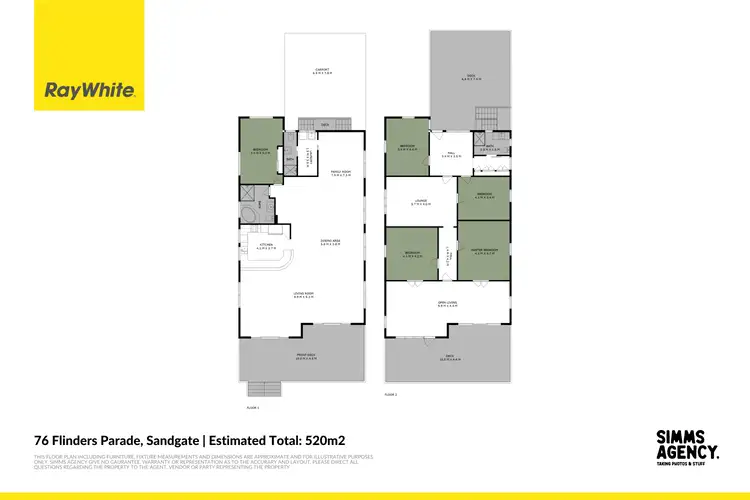Floorplan of Homely house listing, 176 Flinders Parade, Sandgate QLD 4017