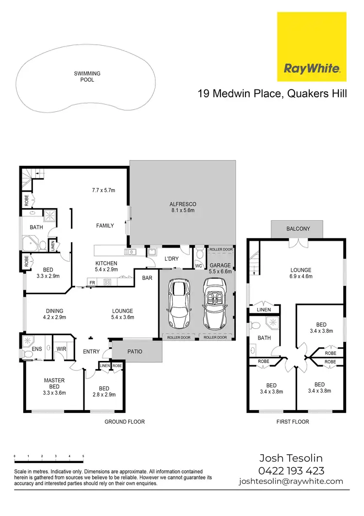 Floorplan of Homely house listing, 19 Medwin Place, Quakers Hill NSW 2763