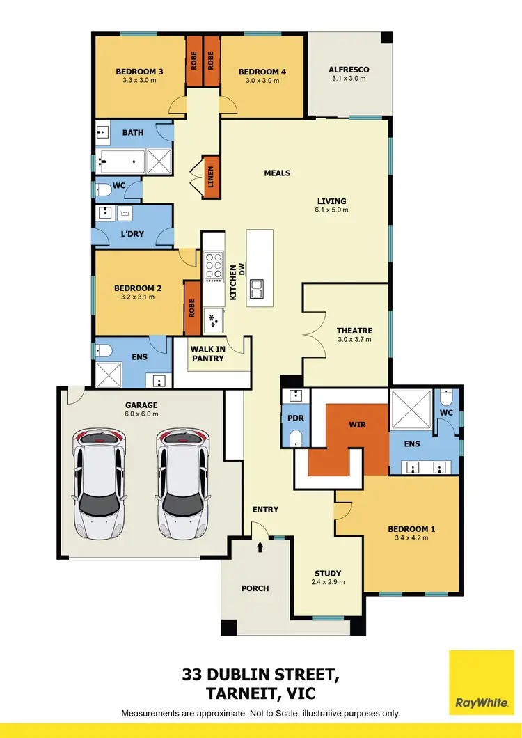 Floorplan of Homely house listing, 33 Dublin Street, Tarneit VIC 3029