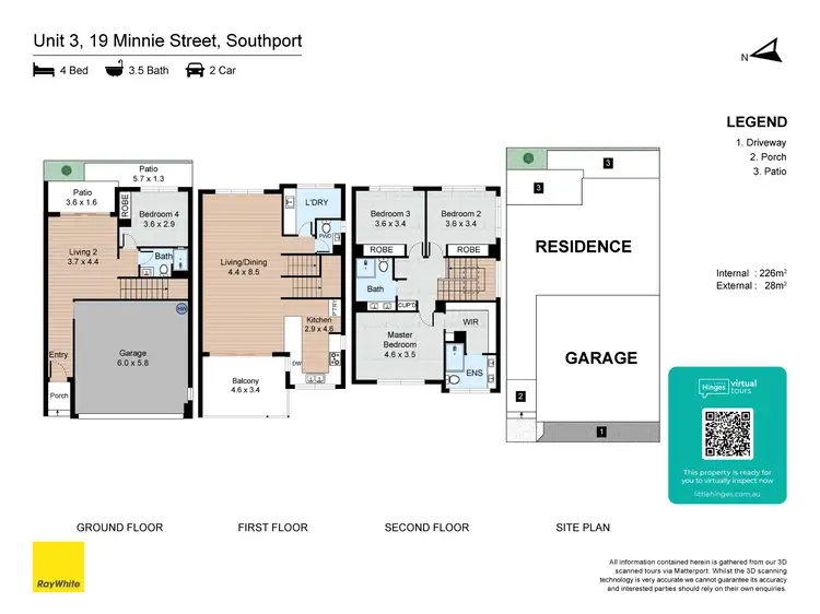 Floorplan of Homely townhouse listing, 3/19 Minnie Street, Southport QLD 4215