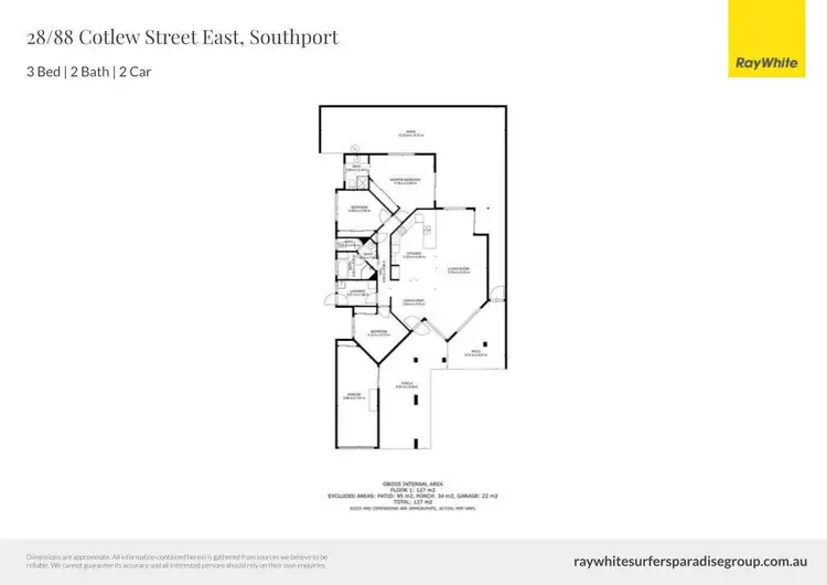 Floorplan of Homely house listing, 28/88 Cotlew Street East, Southport QLD 4215