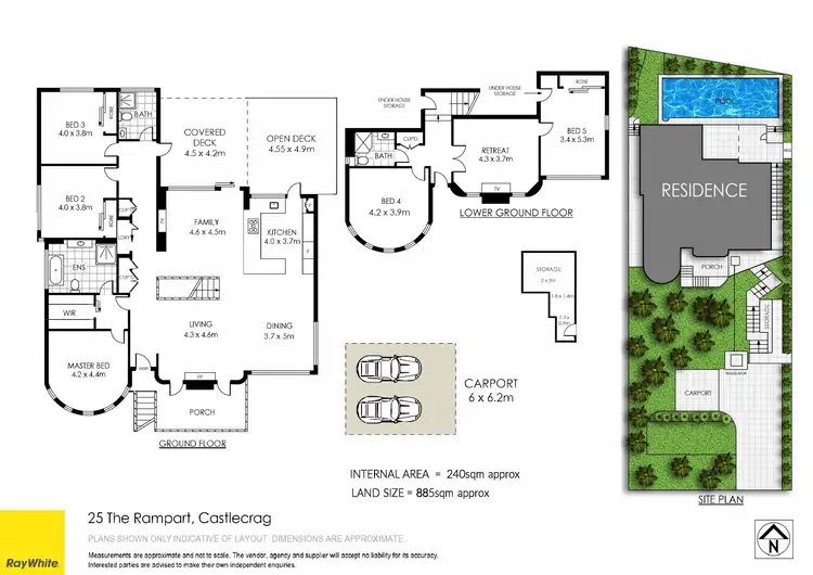 Floorplan of Homely house listing, 25 The Rampart, Castlecrag NSW 2068