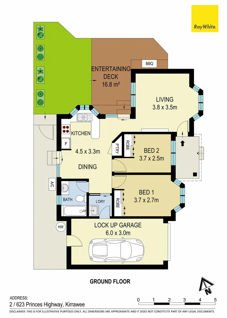 Floorplan of Homely villa listing, 2/623 Princes Highway, Kirrawee NSW 2232