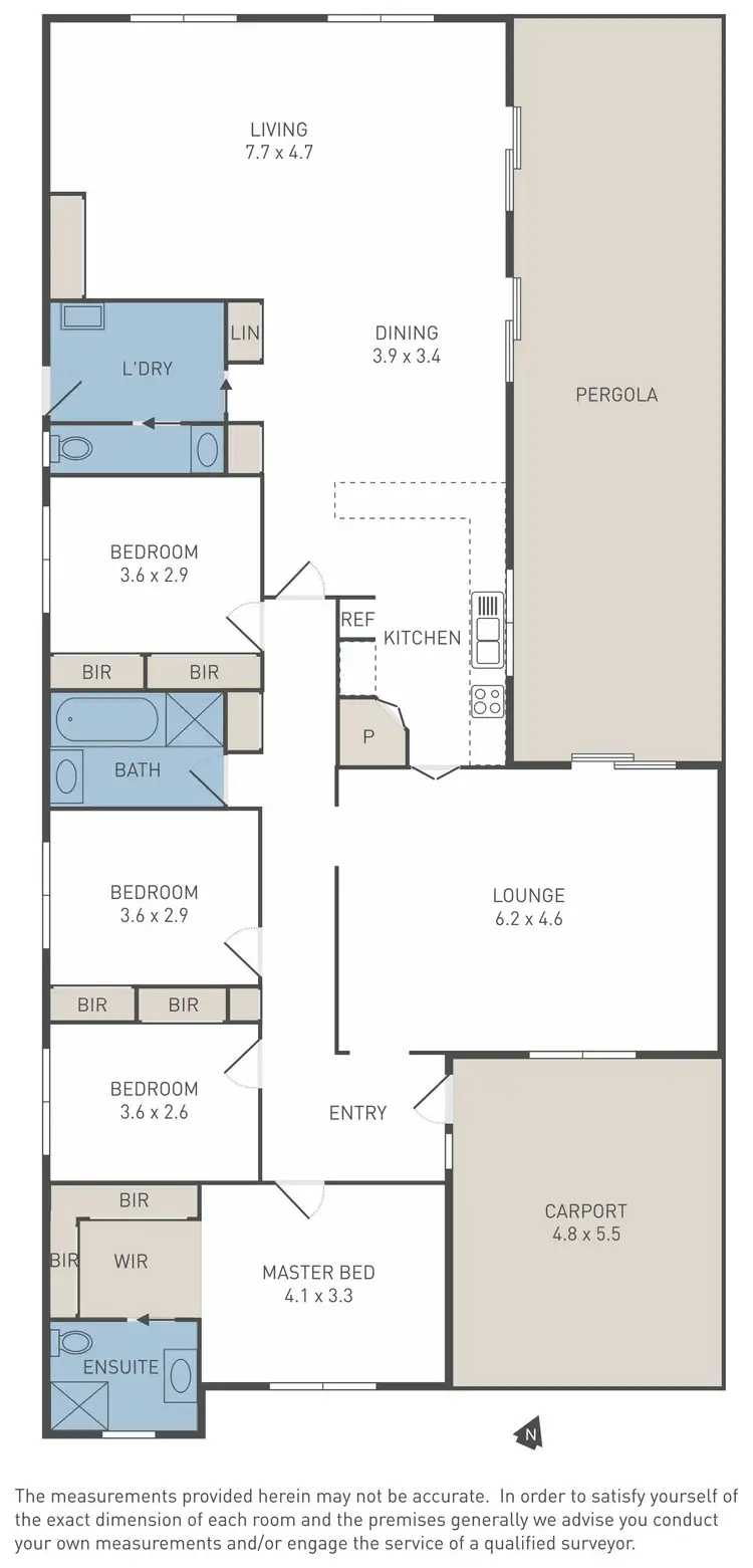 Floorplan of Homely house listing, 1/59 Tyrone Street, Werribee VIC 3030