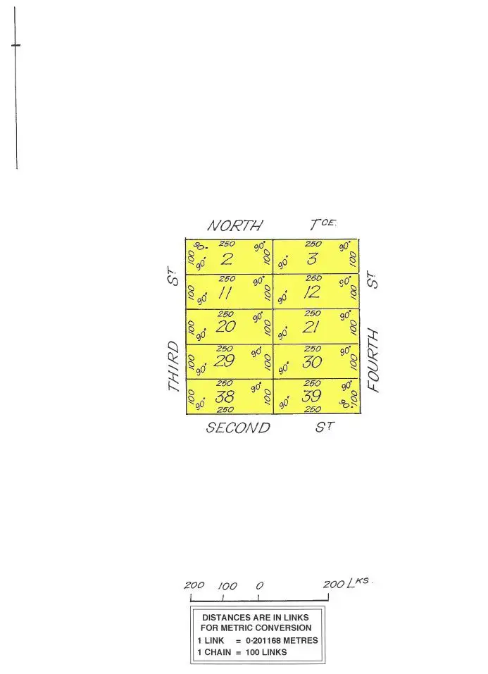 Floorplan of Homely land listing, LOT 11 Third Street, Curramulka SA 5580