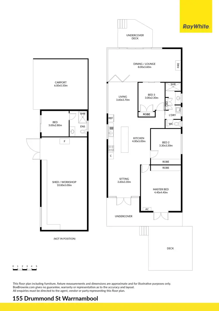 Floorplan of Homely house listing, 155 Drummond Street, Warrnambool VIC 3280