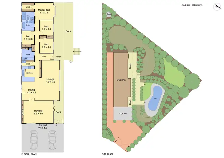 Floorplan of Homely house listing, 6 Lovitt Close, Diamond Creek VIC 3089