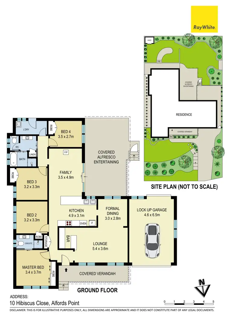 Floorplan of Homely house listing, 10 Hibiscus Close, Alfords Point NSW 2234