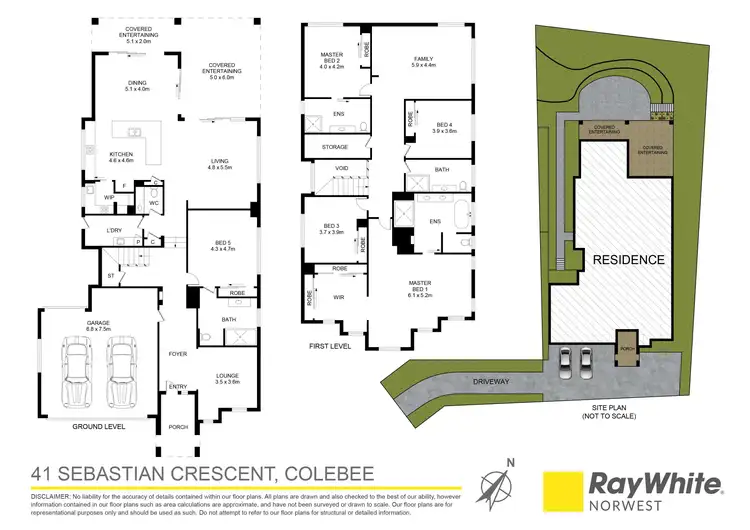 Floorplan of Homely house listing, 41 Sebastian Crescent, Colebee NSW 2761