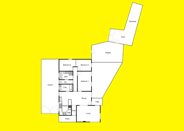 Floorplan of Homely house listing, 4 Myall Place, Mildura VIC 3500