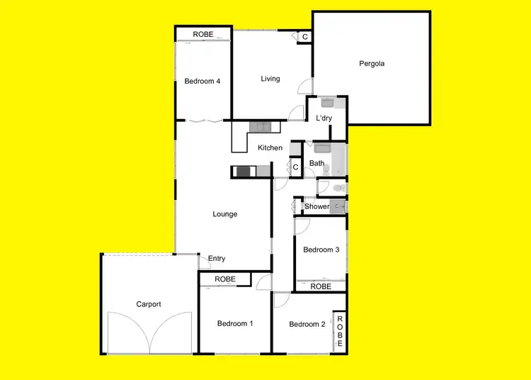 Floorplan of Homely house listing, 67 Hector Street, Mildura VIC 3500