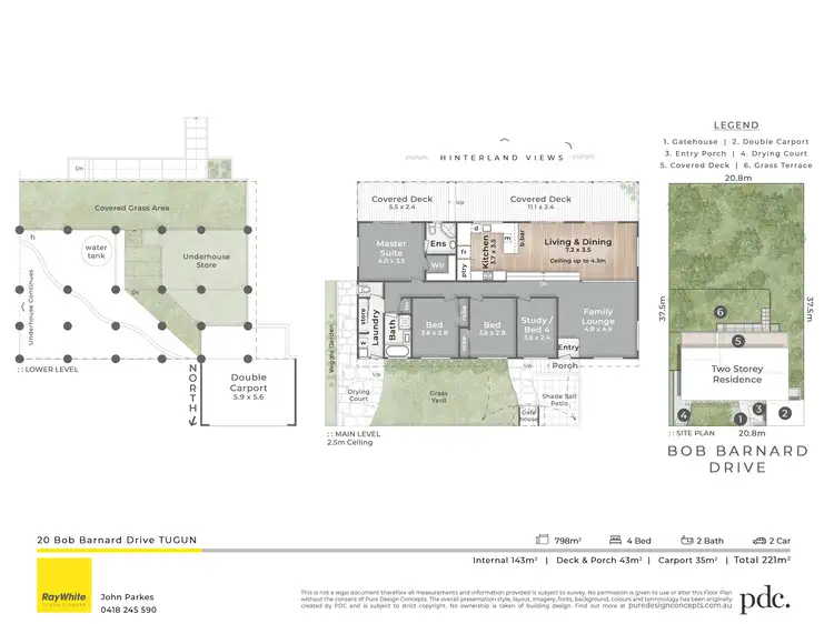 Floorplan of Homely house listing, 20 Bob Barnard Drive, Tugun QLD 4224