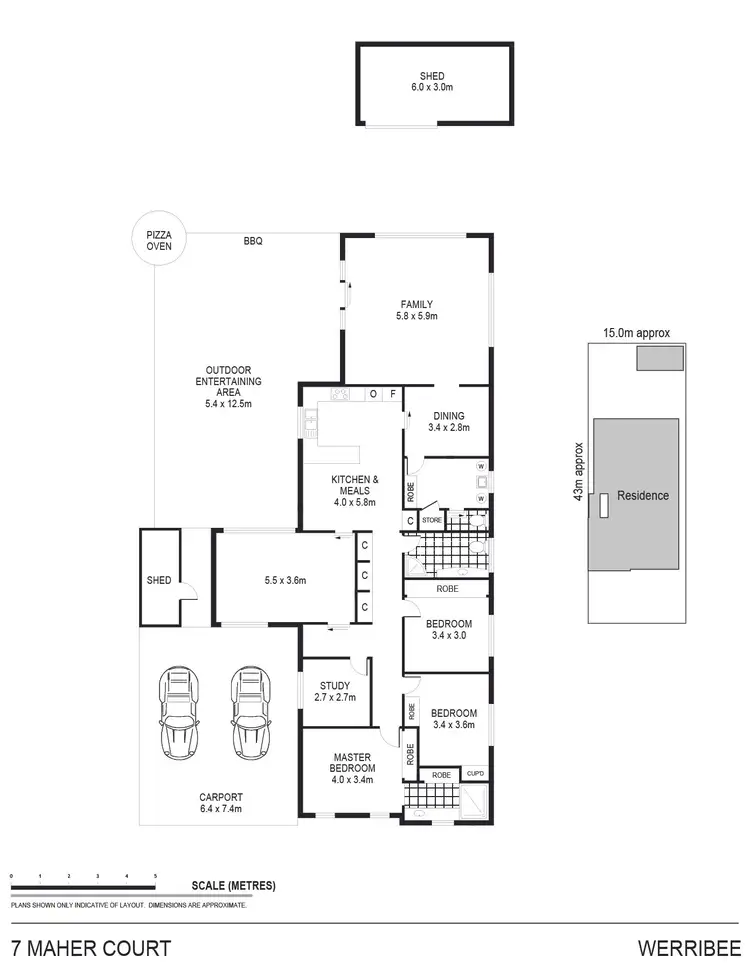 Floorplan of Homely house listing, 7 Maher Court, Werribee VIC 3030