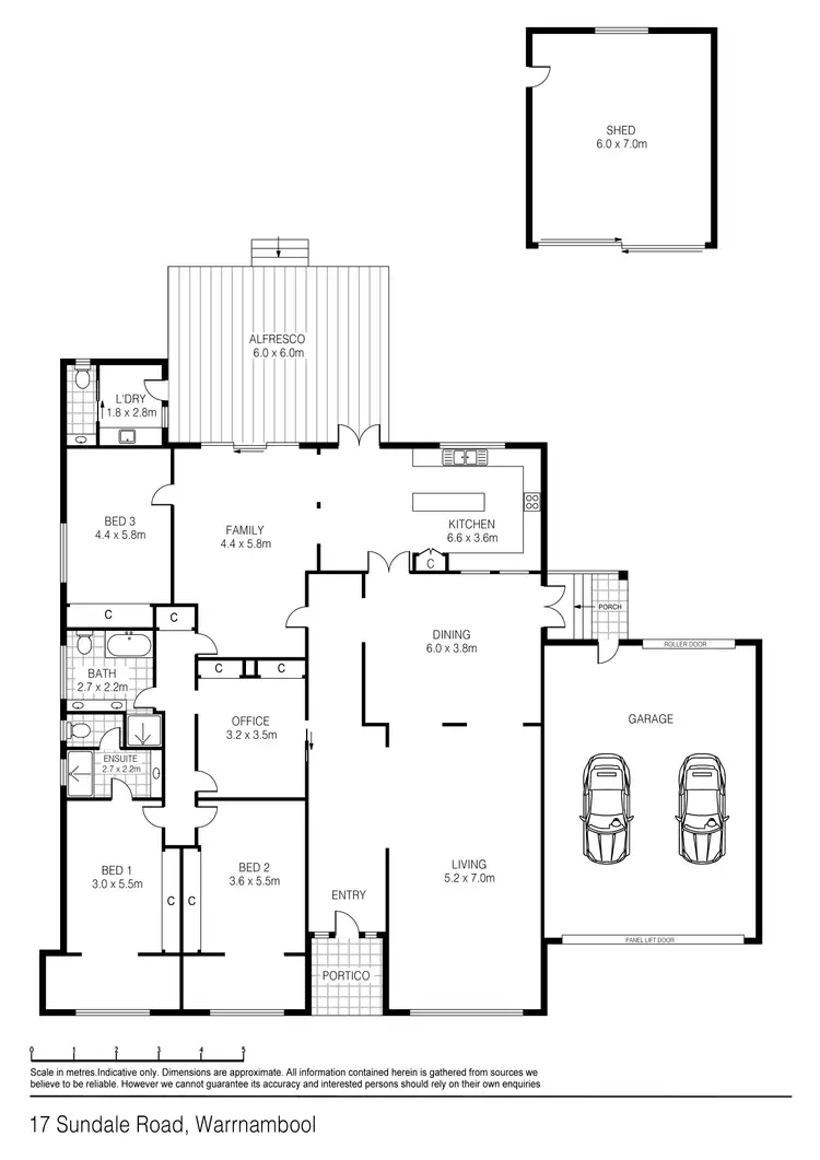 Floorplan of Homely house listing, 17 Sundale Road, Warrnambool VIC 3280