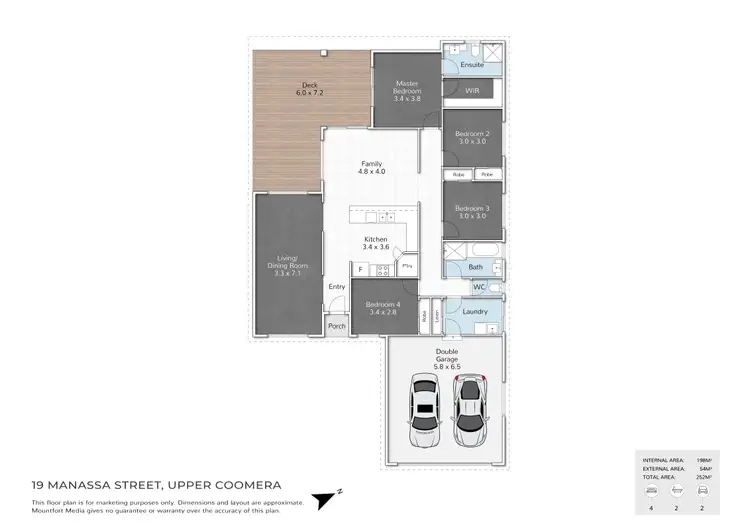 Floorplan of Homely house listing, 19 Manassa Street, Upper Coomera QLD 4209