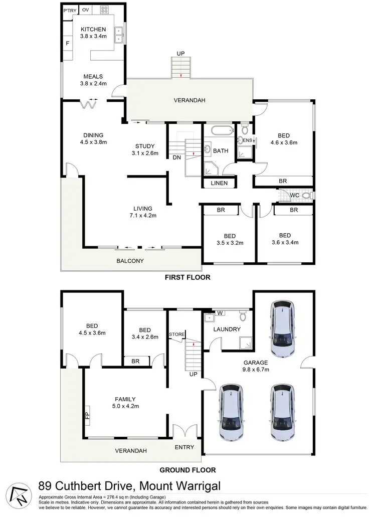Floorplan of Homely house listing, 89 Cuthbert Drive, Mount Warrigal NSW 2528