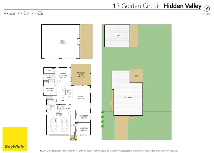 Floorplan of Homely other listing, 13 Golden Circuit, Hidden Valley QLD 4703