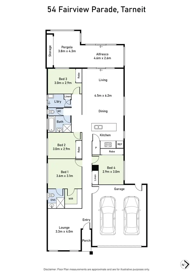 Floorplan of Homely house listing, 54 Fairview Parade, Tarneit VIC 3029