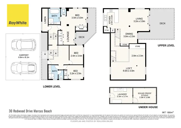 Floorplan of Homely house listing, 30 Redwood Avenue, Marcus Beach QLD 4573
