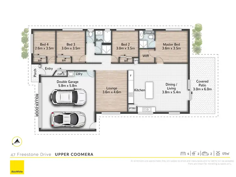 Floorplan of Homely house listing, 47 Freestone Drive, Upper Coomera QLD 4209