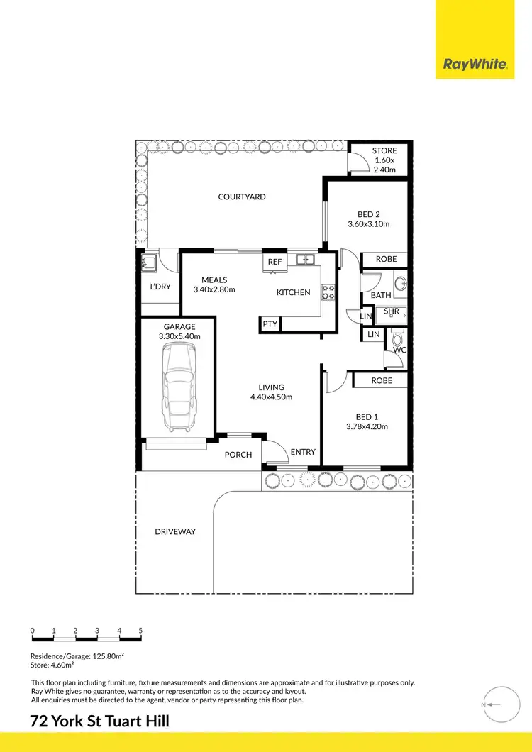 Floorplan of Homely villa listing, 72 York Street, Tuart Hill WA 6060