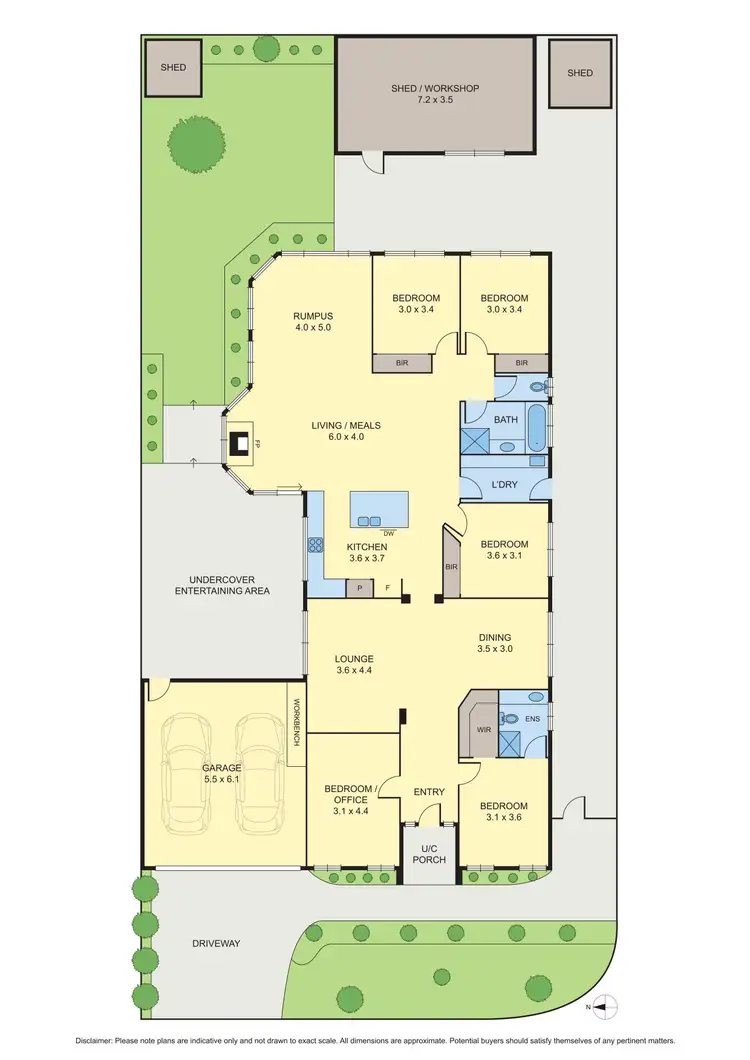 Floorplan of Homely house listing, 42 Paroo Avenue, Roxburgh Park VIC 3064