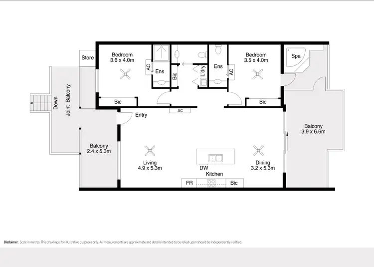 Floorplan of Homely unit listing, 8/39 Carnarvon Street, Broome WA 6725
