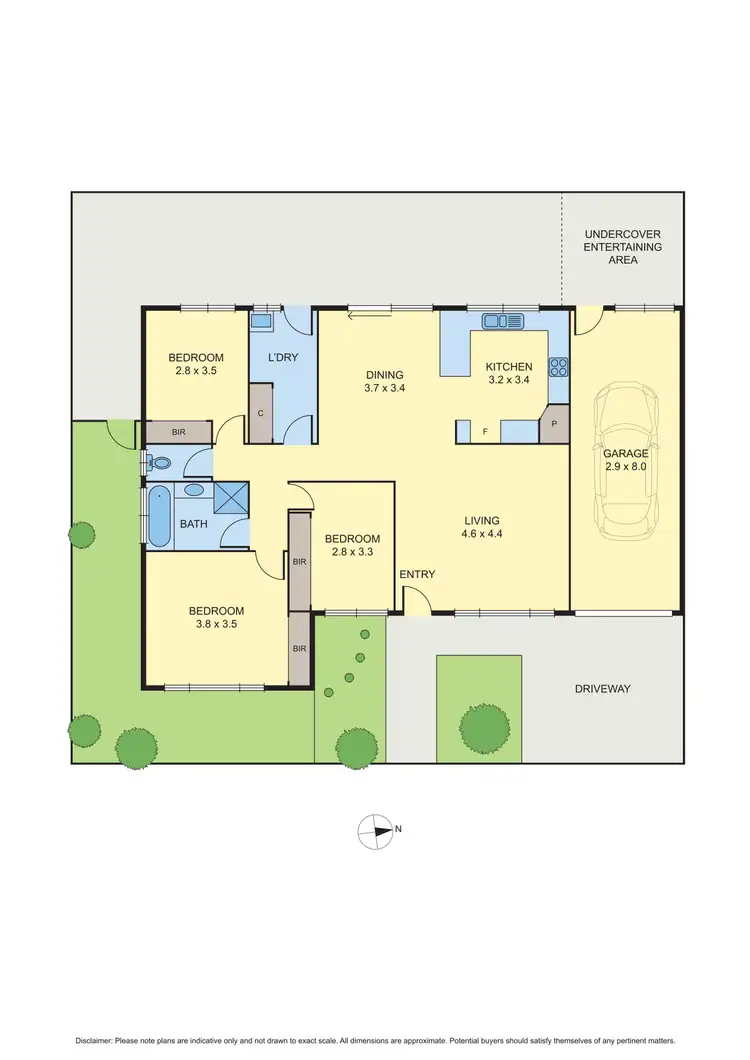 Floorplan of Homely house listing, 45 Trevannion Street, Glenroy VIC 3046