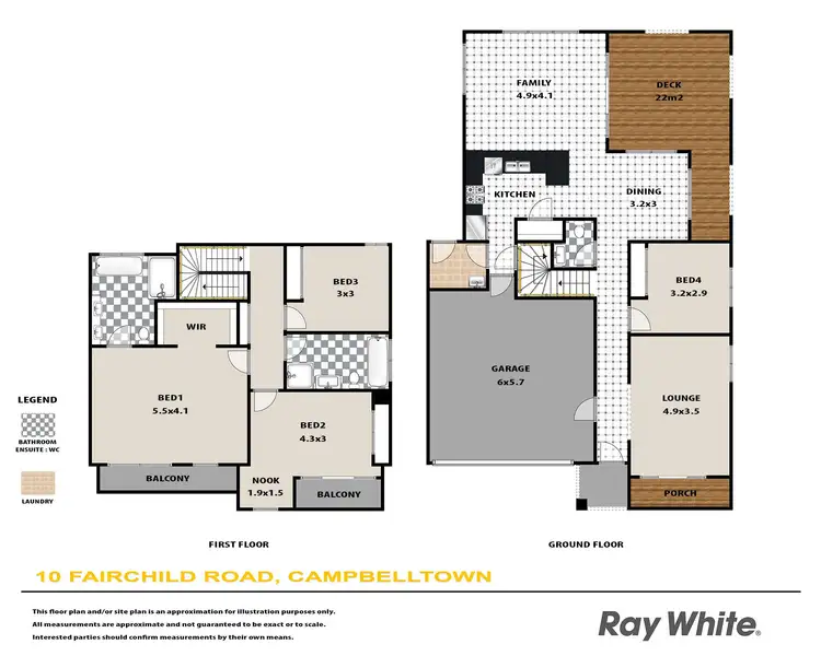 Floorplan of Homely house listing, 10 Fairchild Road, Campbelltown NSW 2560