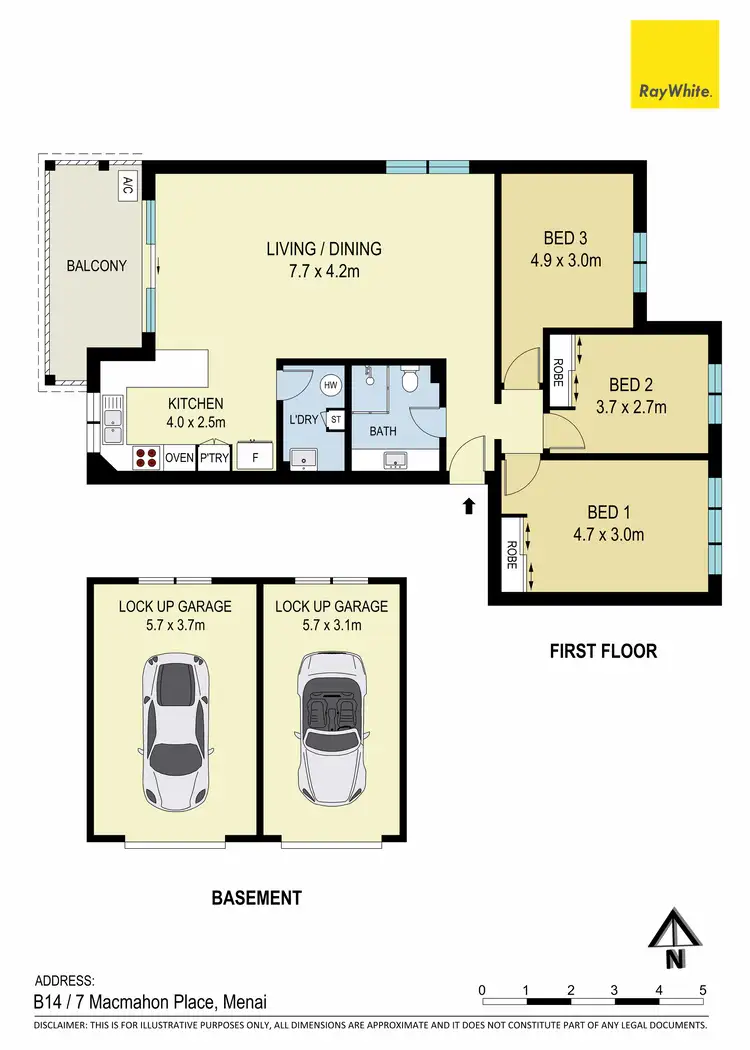 Floorplan of Homely unit listing, 14B/7 Macmahon Place, Menai NSW 2234