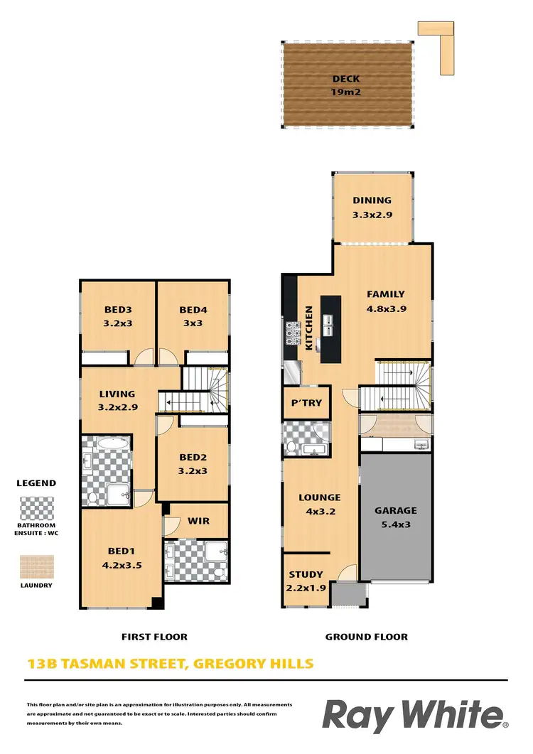 Floorplan of Homely house listing, 13B Tasman Street, Gregory Hills NSW 2557