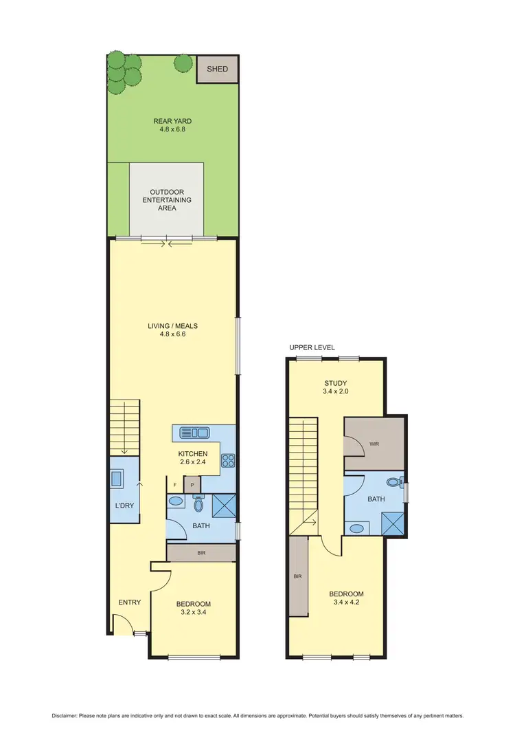 Floorplan of Homely townhouse listing, 3/21 Hubert Avenue, Glenroy VIC 3046
