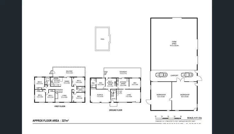 Floorplan of Homely rural property listing, 34-108 Meldale Road, Donnybrook QLD 4510