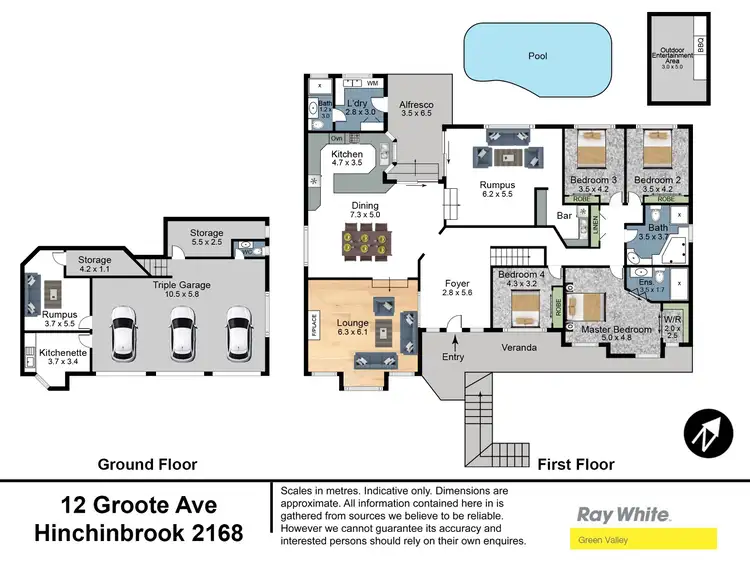 Floorplan of Homely house listing, 12 Groote Avenue, Hinchinbrook NSW 2168