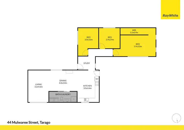 Floorplan of Homely house listing, 44 Mulwaree Street, Tarago NSW 2580